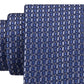 Michael Kors Men's Small Optical Geometric Tie Blue Size Regular