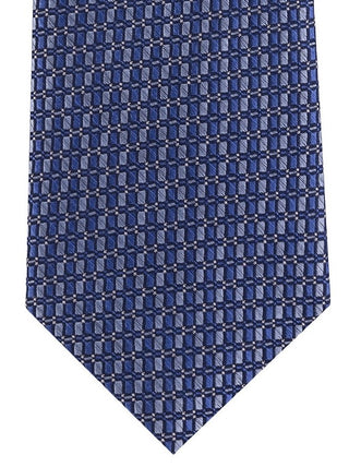 Michael Kors Men's Small Optical Geometric Tie Blue Size Regular