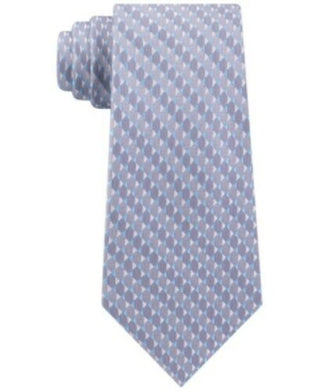 Michael Kors Men's Mirrored Circles Tie Blue Size Regular