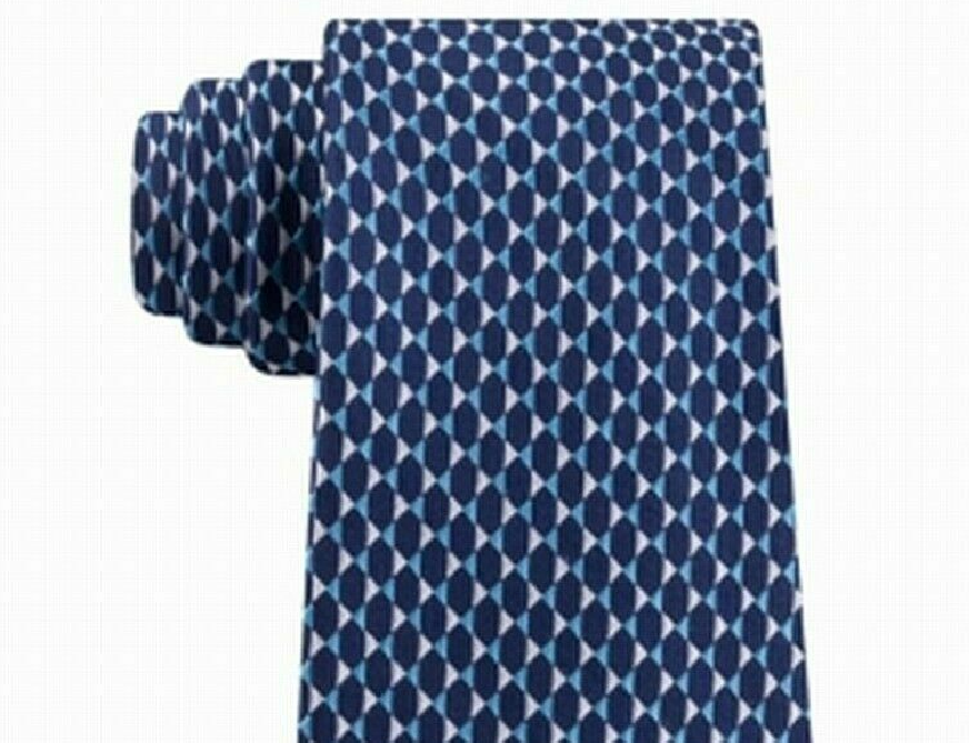 Michael Kors Men's Blue Neck Tie Navy Size Regular