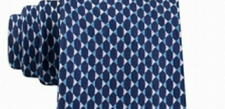 Michael Kors Men's Blue Neck Tie Navy Size Regular