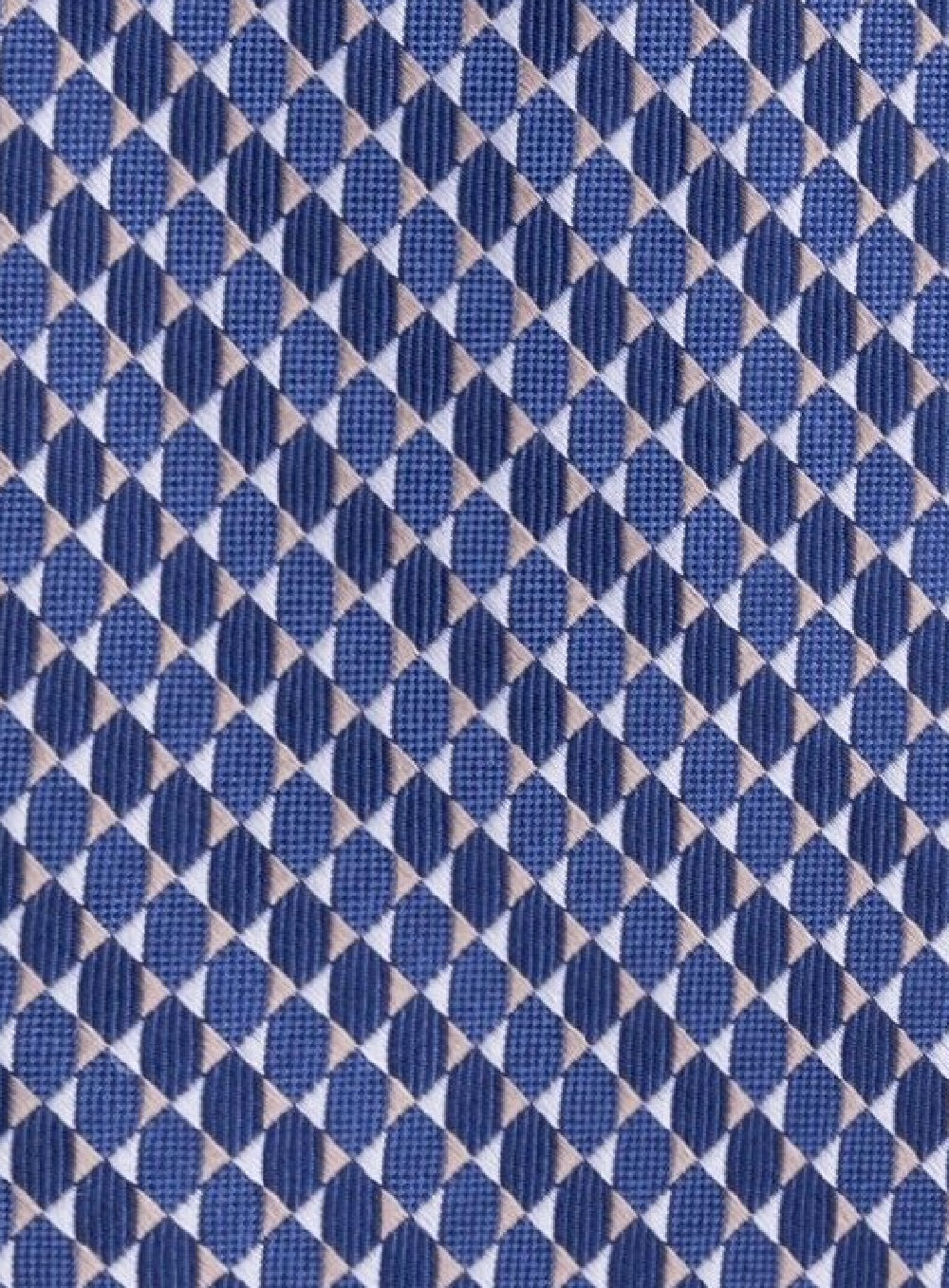 Michael Kors Men's Mirrored Circles Tie Blue One Size