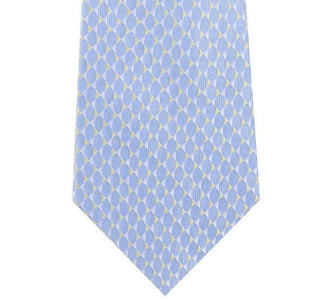 Michael Kors Men's Mirrored Circles Tie Light Blue One Size