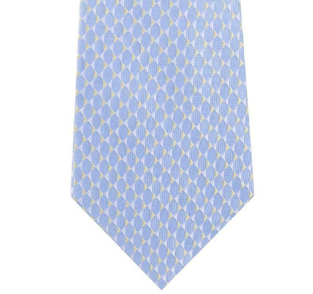 Michael Kors Men's Mirrored Circles Tie Light Blue One Size