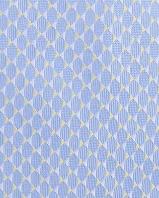 Michael Kors Men's Mirrored Circles Tie Light Blue One Size