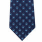 Michael Kors Men's Asymetric Squares Tie Blue Size Regular