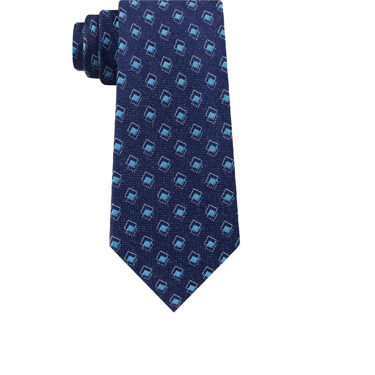 Michael Kors Men's Silk Blend Business Professional Tie Blue One Size