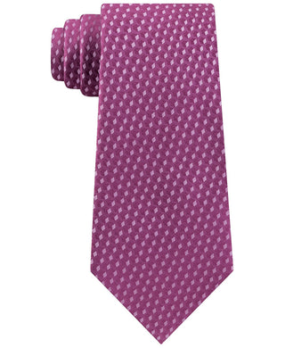 Michael Kors Men's Shadowed Geo Diamond Tie Purple One Size