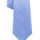 Michael Kors Men's Light Blue Polka Dot 100% Silk Neck Tie Blue Size Regular