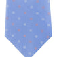 Michael Kors Men's Light Blue Polka Dot 100% Silk Neck Tie Blue Size Regular