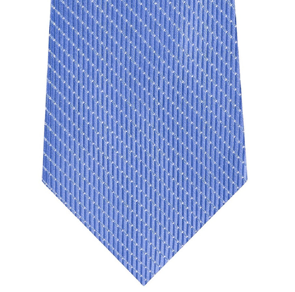 Michael Kors Men's Classic Dash Stripe Satin Tie Blue One Size