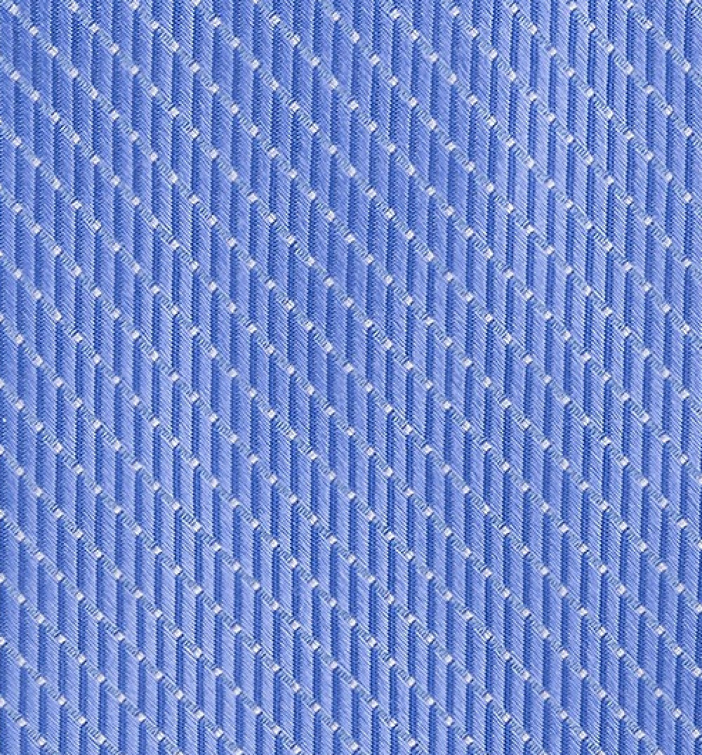 Michael Kors Men's Classic Dash Stripe Satin Tie Blue One Size