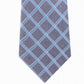 Michael Kors Men's Asymmetric Grid Tie Blue Size Regular