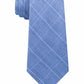 Michael Kors Men's Elijah Classic Plaid Tie Blue One Size