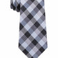 Michael Kors Men's Classic Gingham Check Tie Navy Size Regular