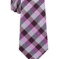 Michael Kors Men's Classic Gingham Check Tie Pink Size Regular