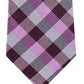 Michael Kors Men's Classic Gingham Check Tie Pink Size Regular