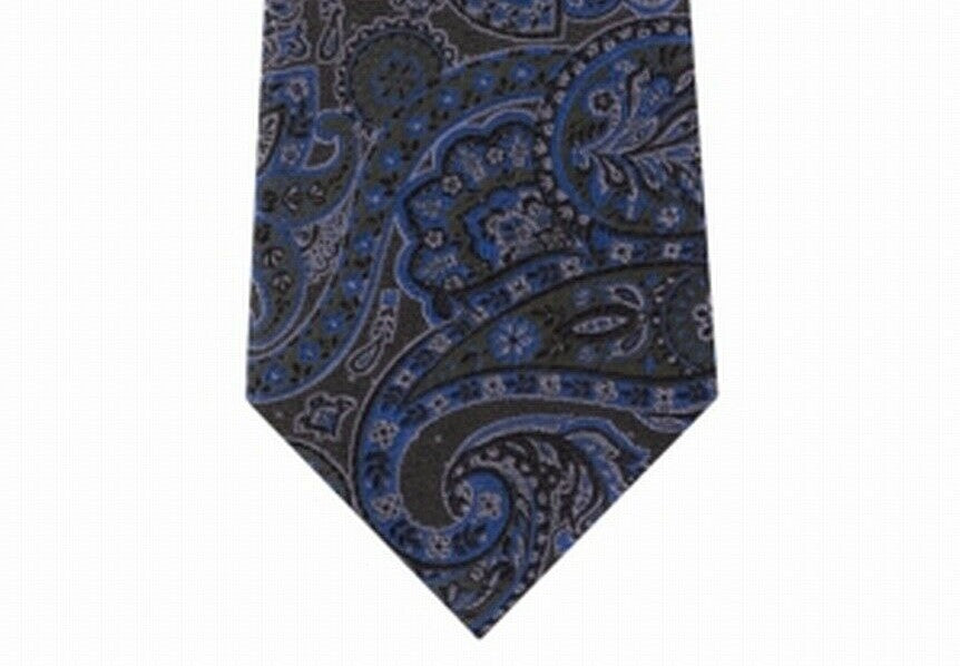 Michael Kors Men's Balanced Classic Paisley Silk Tie Green Size Regular
