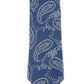 Michael Kors Men's Pristine Navy Silk Blend Paisley Navy Size Regular