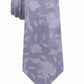Michael Kors Men's Classic Botanical Glen Check Silk Tie Gray Size Regular