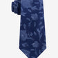 Michale Kors Men's Classic Botanical Silk Tie Navy One Size