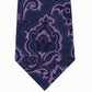Michael Kors Men's Intricate Outlined Paisley Tie Purple Size Regular