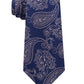 Michael Men's Kors Paisley Neck Tie Navy Size Regular
