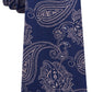 Michael Men's Kors Paisley Neck Tie Navy Size Regular