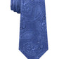 Michael Kors Men's Blue Paisley Silk Neck Tie Navy Size Regular