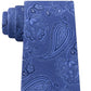 Michael Kors Men's Blue Paisley Silk Neck Tie Navy Size Regular
