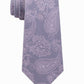 Michael Kors Men's Perfect Movement Paisley Tie Gray One Size