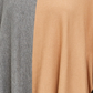 Alfani Women's Turtleneck Colorblock Poncho Sweater  Brown Size Large