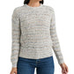 Lukcy Brand Women's Marled Crew Neck Sweater Gray Size Medium
