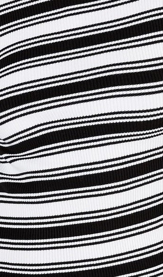 Say What Women's Juniors' Striped Crossover-Hem Mock-Neck Sweater White Size Large