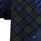 Tommy Hilfiger Men's Large Multi Star Plaid Tie Green Size Regular