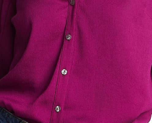 1.STATE Women's V-Neck Woven Top Purple