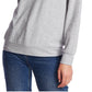 1.STATE Women's Crystal Detail Off The Shoulder Sweater Gray