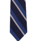 Tommy Hilfiger Men's Slim Textured Stripe Tie Navy Size Regular