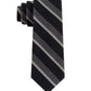 Tommy Hilfiger Men's Slim Textured Stripe Tie Gray Size Regular