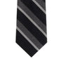 Tommy Hilfiger Men's Slim Textured Stripe Tie Gray Size Regular