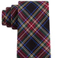 Tommy Hilfiger Men's Assorted Holiday Plaid Slim Ties Black Size Regular