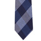 Tommy Hilfiger Men's Slim Textured Check Tie Navy Size Regular