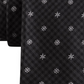 Tommy Hilfiger Men's Small Snowflake Gingham Tie Black Size Regular