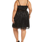 City Studios Women's Trendy Plus Size Juniors' Metallic Fit & Flare Dress Silver Size 22W