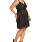 City Studios Women's Trendy Plus Size Juniors' Metallic Fit & Flare Dress Silver Size 22W