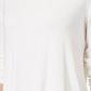 JM Collection Women's Long Sleeve Knit Turtleneck Top Ivory White Size Medium