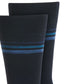 Perry Ellis Men's Bamboo Double Stripe Socks Navu Size 7-12