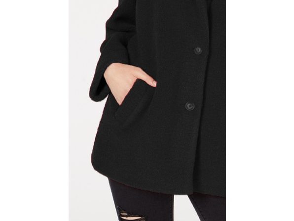 Collection B Juniors' Faux-Fur Coat Brown Size Large