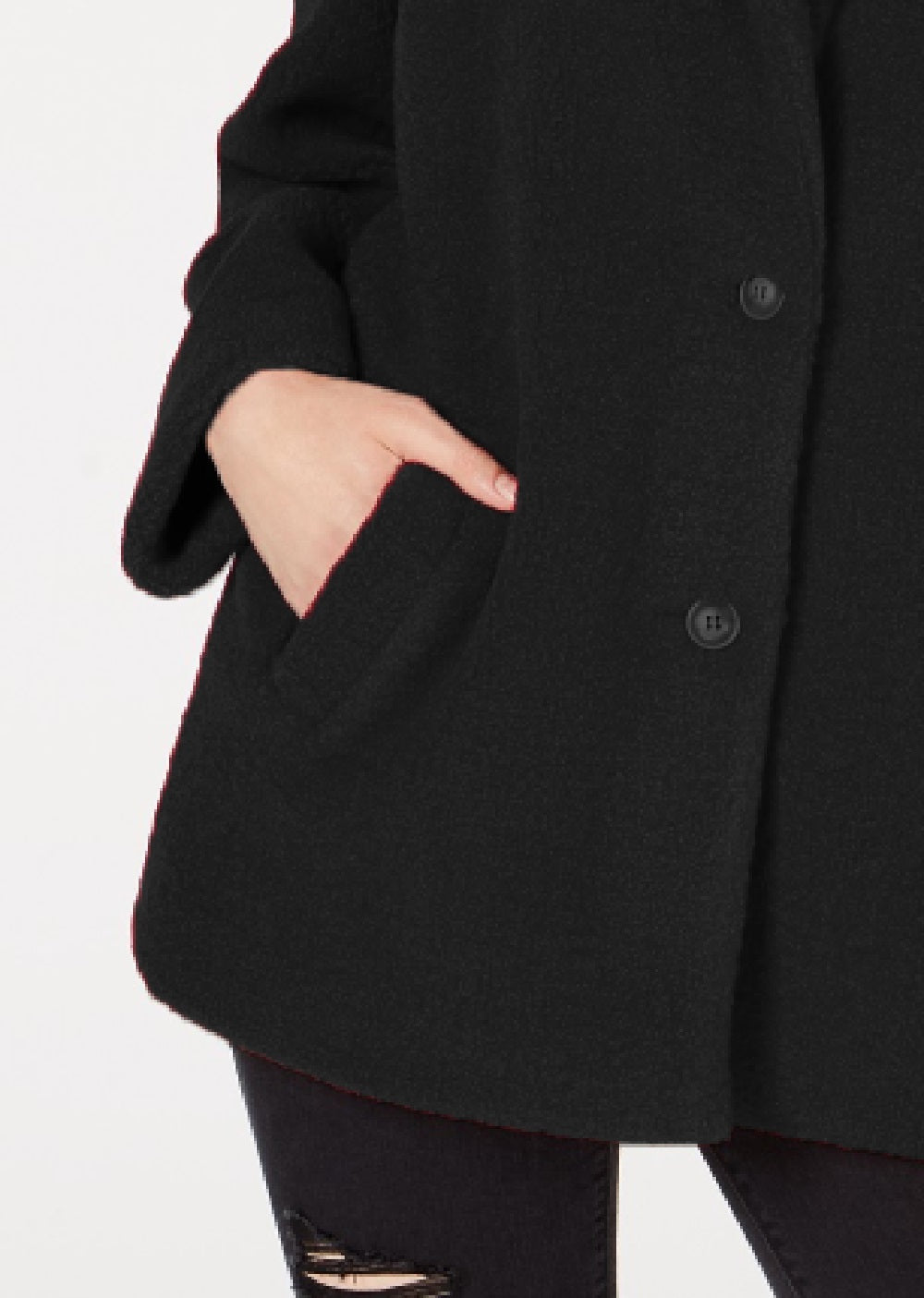Collection B Juniors Faux-Fur Coat Black Size XX-Large