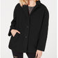 Collection B Juniors' Faux-Fur Coat Black Size Small